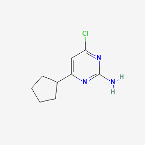 4-Chloro-6-cyclopentylpyrimidin-2-amine