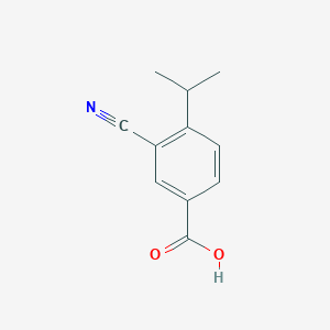 molecular formula C11H11NO2 B1646155 3-Cyano-4-isopropylbenzoic acid 