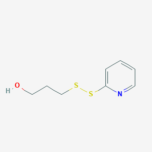 molecular formula C8H11NOS2 B1646167 3-(Pyridin-2-yldisulfanyl)propan-1-ol 
