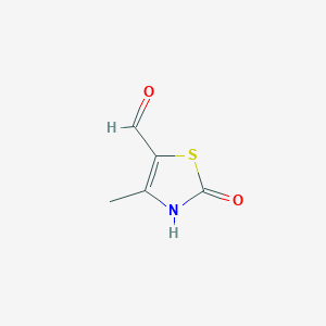 molecular formula C5H5NO2S B1646194 2,3-Dihydro-4-methyl-2-oxothiazole-5-carbaldehyde 