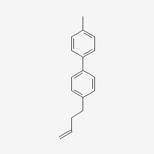 molecular formula C17H18 B1646197 4-(3-Butenyl)-4'-methylbiphenyl CAS No. 117713-14-1