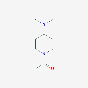 molecular formula C9H18N2O B1646199 1-(4-(Dimethylamino)piperidin-1-yl)ethanone 