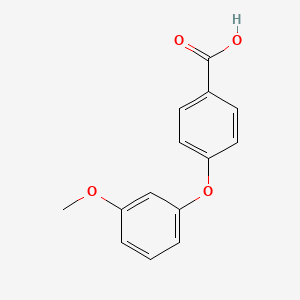 molecular formula C14H12O4 B1646201 4-(3-Methoxyphenoxy)benzoic acid 