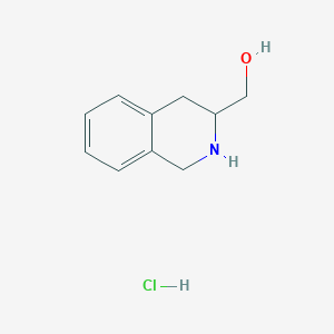 molecular formula C10H14ClNO B1646206 1,2,3,4-Tetrahydroisoquinolin-3-ylmethanol;hydrochloride 