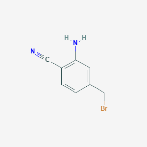 2-Amino-4-(bromomethyl)benzonitrile