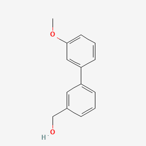 molecular formula C14H14O2 B1646232 (3'-Methoxy[1,1'-biphenyl]-3-yl)methanol 