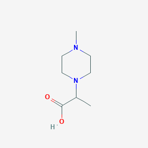 molecular formula C8H16N2O2 B1646233 2-(4-Methylpiperazin-1-yl)propanoic acid 