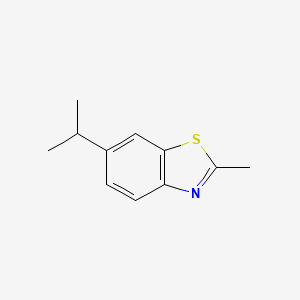 molecular formula C11H13NS B1646264 6-isopropyl-2-methylBenzothiazole 
