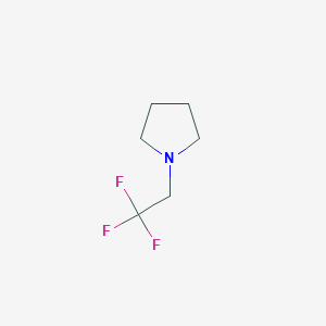 molecular formula C6H10F3N B1646307 1-(2,2,2-Trifluoroethyl)pyrrolidine CAS No. 1378304-83-6