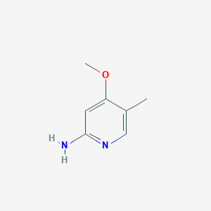 molecular formula C7H10N2O B1646337 2-アミノ-4-メトキシ-5-メチルピリジン CAS No. 1227596-27-1