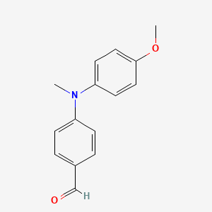 molecular formula C15H15NO2 B1646398 4-[(4-メトキシフェニル)(メチル)アミノ]ベンズアルデヒド CAS No. 54849-47-7