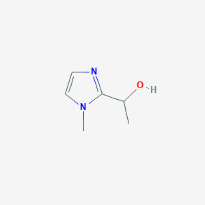 molecular formula C6H10N2O B1646402 1-(1-methyl-1H-imidazol-2-yl)ethanol CAS No. 41507-36-2