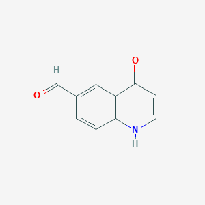 molecular formula C10H7NO2 B1646407 4-Hydroxyquinoline-6-carbaldehyde 