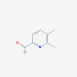 molecular formula C8H9NO B1646421 5,6-Dimethylpicolinaldehyde 
