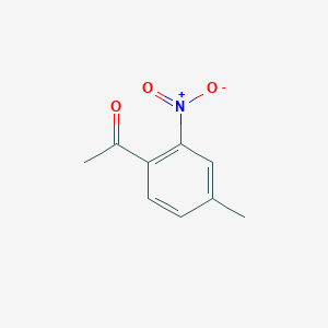 molecular formula C9H9NO3 B1646426 1-(4-Methyl-2-nitrophenyl)ethanone CAS No. 155694-84-1