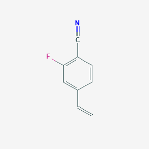 molecular formula C9H6FN B1646437 2-Fluoro-4-vinylbenzonitrile 