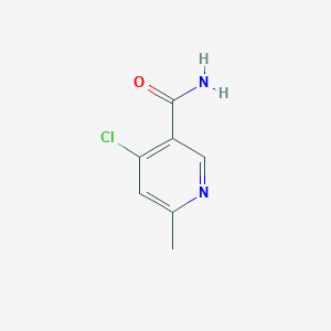 molecular formula C7H7ClN2O B1646438 4-Chloro-6-methylnicotinamide CAS No. 473255-51-5