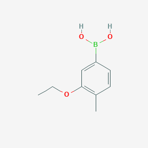 molecular formula C9H13BO3 B1646475 (3-乙氧基-4-甲基苯基)硼酸 CAS No. 1451391-68-6