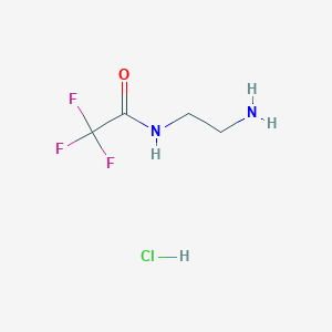 molecular formula C4H8ClF3N2O B1646480 N-(2-aminoethyl)-2,2,2-trifluoroacetamide hydrochloride 