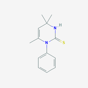 B164652 2(1H)-Pyrimidinethione, 3,4-dihydro-4,4,6-trimethyl-1-phenyl- CAS No. 16325-43-2