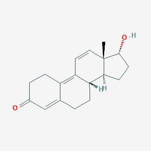 molecular formula C18H22O2 B164653 17α-睾酮 CAS No. 80657-17-6