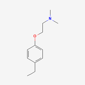 molecular formula C12H19NO B1646558 2-(4-ethylphenoxy)-N,N-dimethylethanamine CAS No. 1339903-09-1