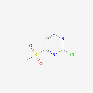 molecular formula C5H5ClN2O2S B164656 2-氯-4-(甲磺酰基)嘧啶 CAS No. 1233026-31-7