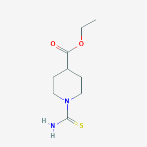 molecular formula C9H16N2O2S B1646569 Ethyl 1-carbamothioylpiperidine-4-carboxylate 