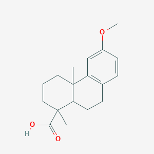 molecular formula C18 H24 O3 B164658 O-甲基罗汉松酸 CAS No. 10037-26-0