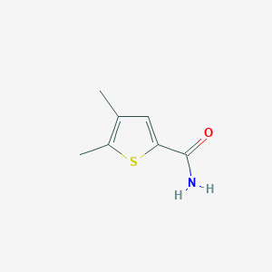 molecular formula C7H9NOS B1646582 4,5-Dimethylthiophene-2-carboxamide 