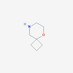 molecular formula C7H13NO B1646591 5-氧杂-8-氮杂螺[3.5]壬烷 CAS No. 220291-93-0