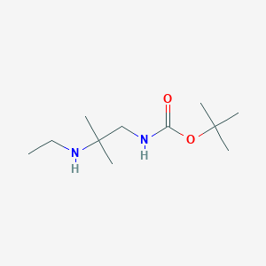 Tert-butyl 2-(ethylamino)-2-methylpropylcarbamate