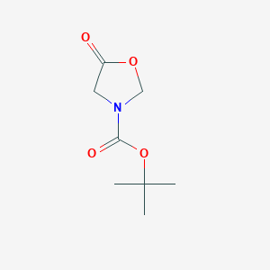 molecular formula C8H13NO4 B1646599 tert-Butyl 5-oxooxazolidine-3-carboxylate 