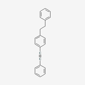 molecular formula C22H18 B1646603 1-(2-Phenylethyl)-4-(phenylethynyl)benzene 