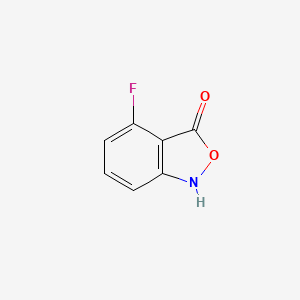molecular formula C7H4FNO2 B1646636 4-Fluorobenzo[c]isoxazol-3(1H)-one 