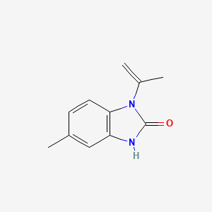 6-methyl-3-prop-1-en-2-yl-1H-benzimidazol-2-one