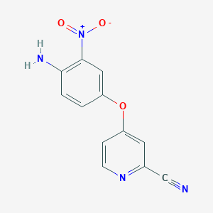 4-(4-Amino-3-nitro-phenoxy)pyridine-2-carbonitrile