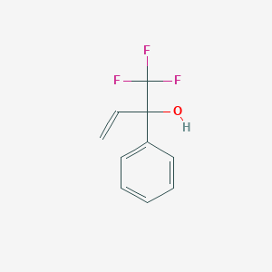 molecular formula C10H9F3O B164672 1,1,1-三氟-2-苯基丁-3-烯-2-醇 CAS No. 134418-70-5