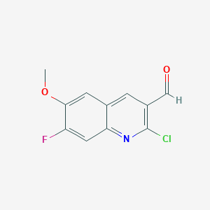 2-Chloro-7-fluoro-6-methoxyquinoline-3-carbaldehyde
