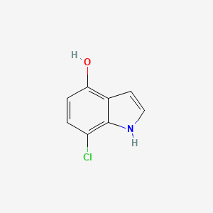 molecular formula C8H6ClNO B1646730 7-chloro-1H-indol-4-ol 