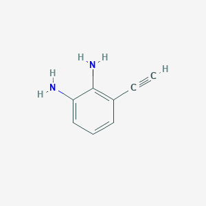 molecular formula C8H8N2 B1646748 3-Ethynylbenzene-1,2-diamine 
