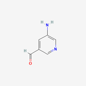 molecular formula C6H6N2O B1646756 5-Aminonicotinaldehyde 