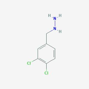 molecular formula C7H8Cl2N2 B1646757 (3,4-Dichlorobenzyl)hydrazine CAS No. 51421-15-9