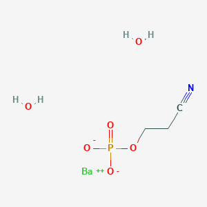 2-Cyanoethyl phosphate barium salt dihydrate