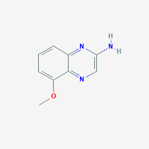 molecular formula C9H9N3O B1646781 5-Methoxyquinoxalin-2-amine 