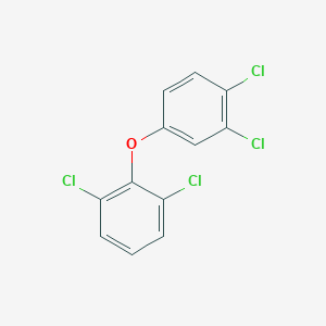 molecular formula C12H6Cl4O B164680 Benzene, 1,3-dichloro-2-(3,4-dichlorophenoxy)- CAS No. 130892-66-9