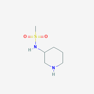 molecular formula C6H14N2O2S B1646801 N-(3-Piperidyl)methanesulfonamide CAS No. 944068-21-7