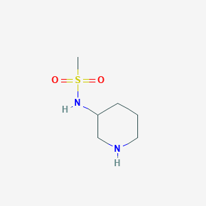 molecular formula C6H14N2O2S B1646801 N-(3-哌啶基)甲磺酰胺 CAS No. 944068-21-7