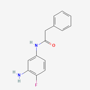 N-(3-Amino-4-fluorophenyl)-2-phenylacetamide