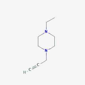 molecular formula C9H16N2 B1646821 1-Ethyl-4-(prop-2-ynyl)piperazine 